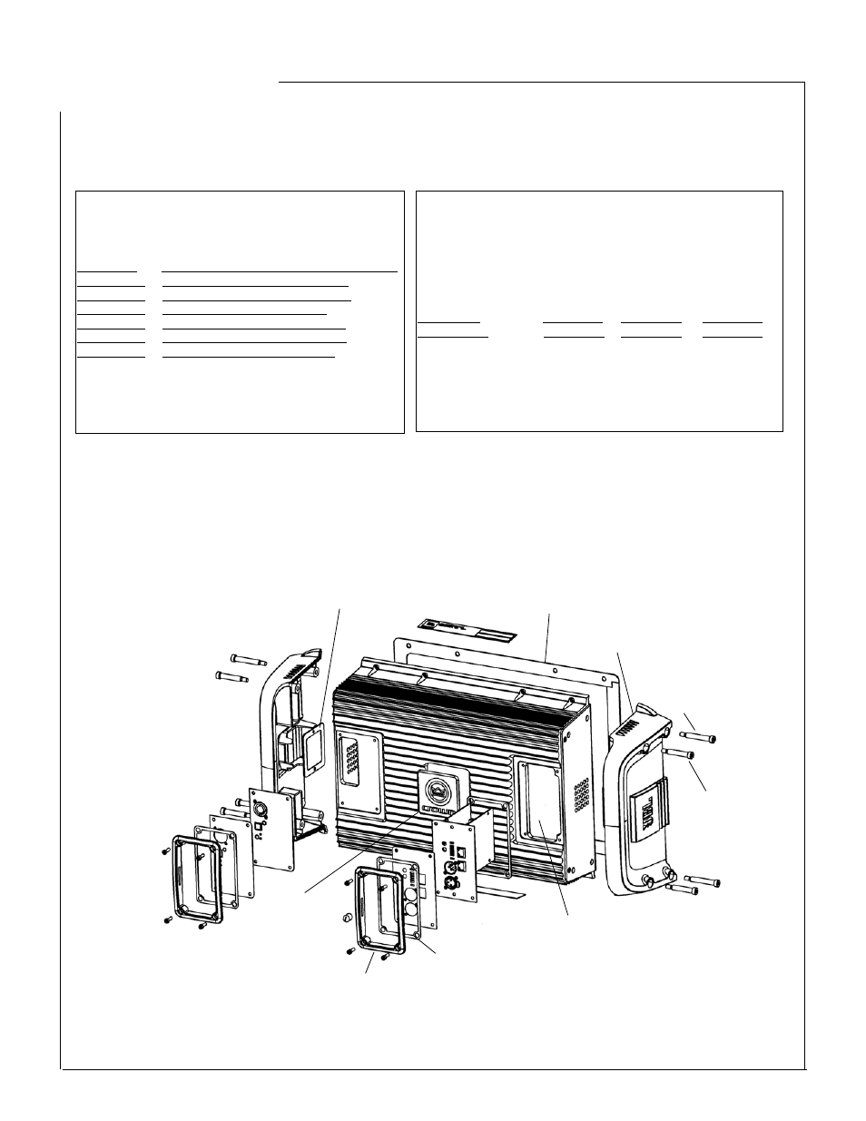 Dp1 amplifier assembly reference, Dp1 amplifier assembl y reference, Amplifier assemblies input modules | JBL VT4881ADP-AN/CN User Manual | Page 4 / 7