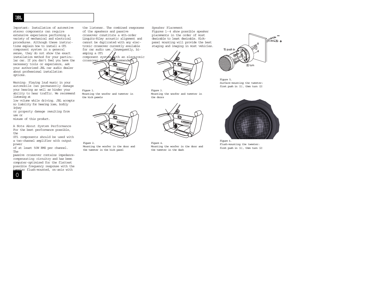 JBL Gti User Manual | Page 2 / 4