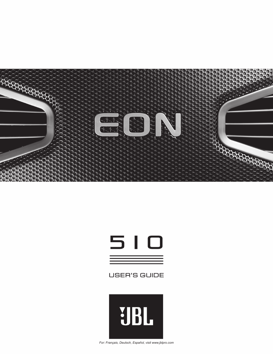 JBL EON 510 User Manual | 30 pages