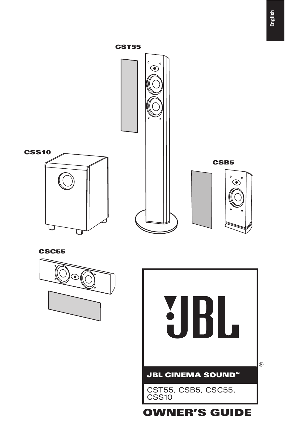 JBL CS1500 User Manual | 10 pages