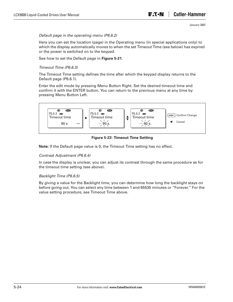 J. T. Eaton Liquid-Cooled Drives LCX9000 User Manual | Page 100 / 128