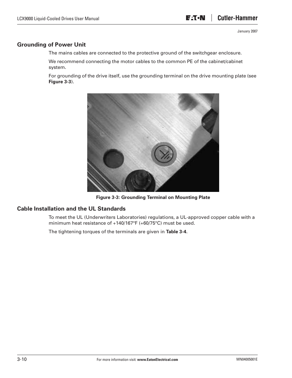 J. T. Eaton Liquid-Cooled Drives LCX9000 User Manual | Page 56 / 128