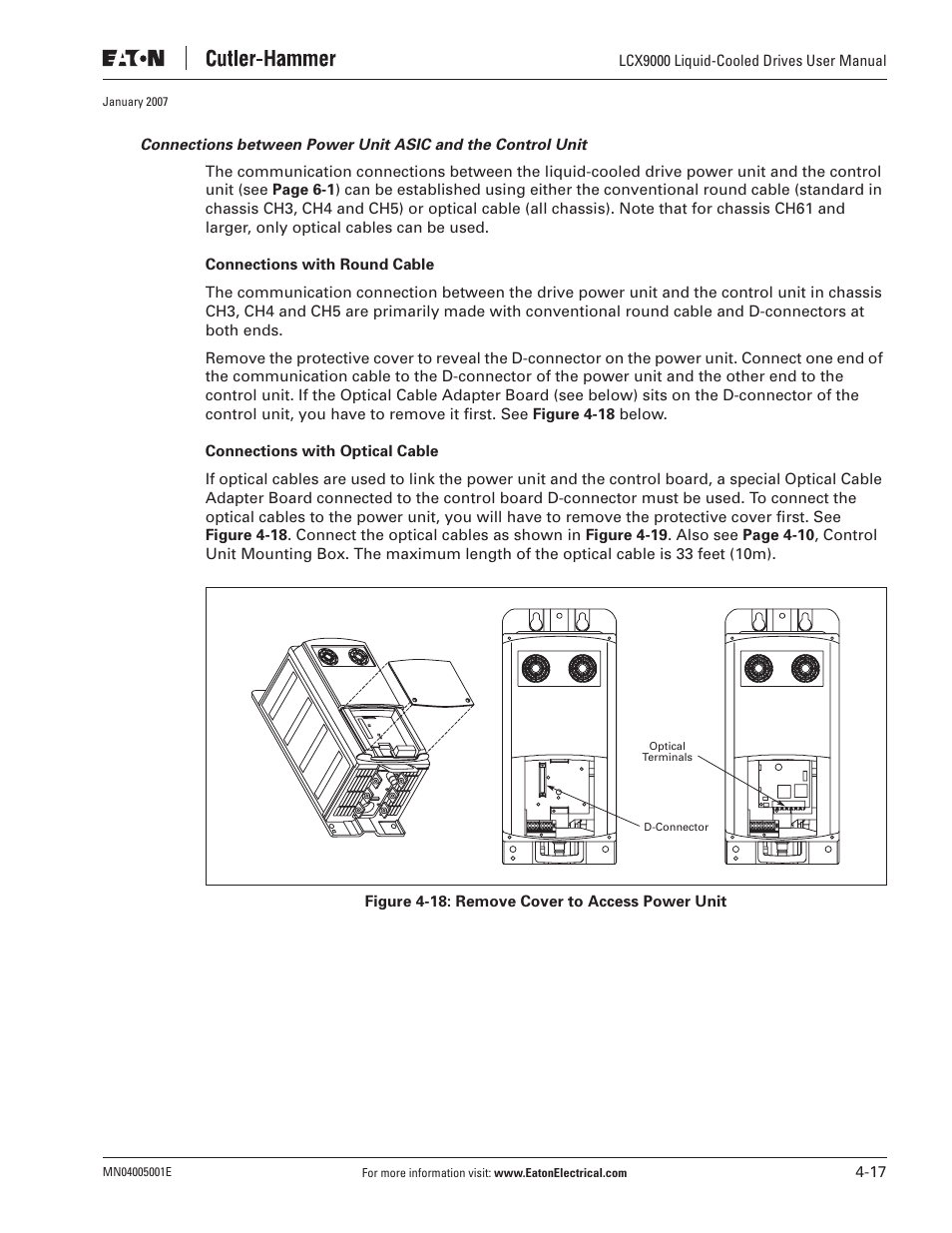 J. T. Eaton Liquid-Cooled Drives LCX9000 User Manual | Page 75 / 128