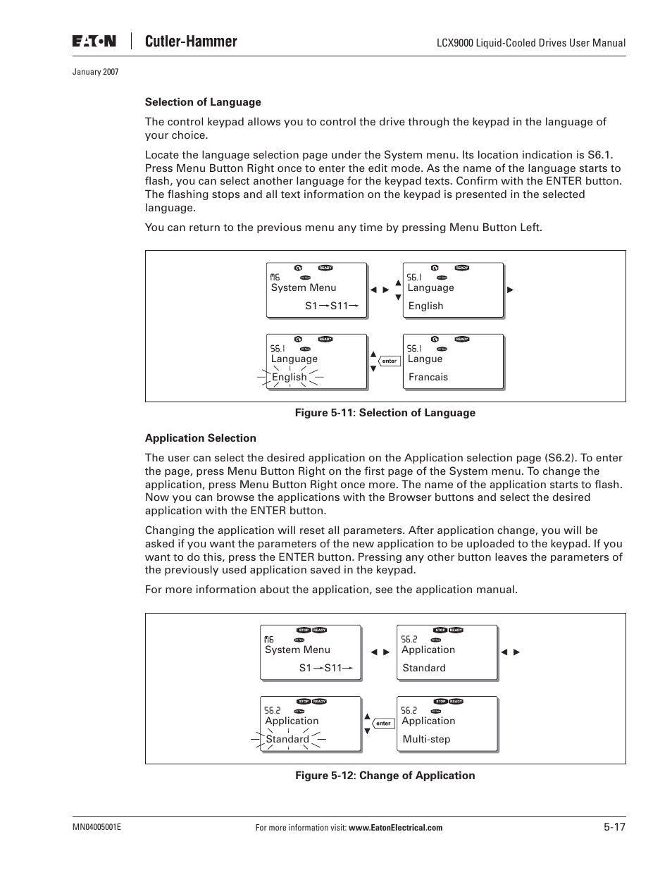 J. T. Eaton Liquid-Cooled Drives LCX9000 User Manual | Page 93 / 128