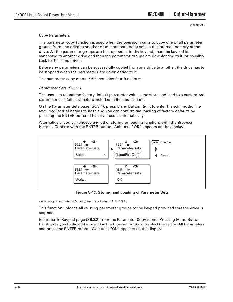 J. T. Eaton Liquid-Cooled Drives LCX9000 User Manual | Page 94 / 128