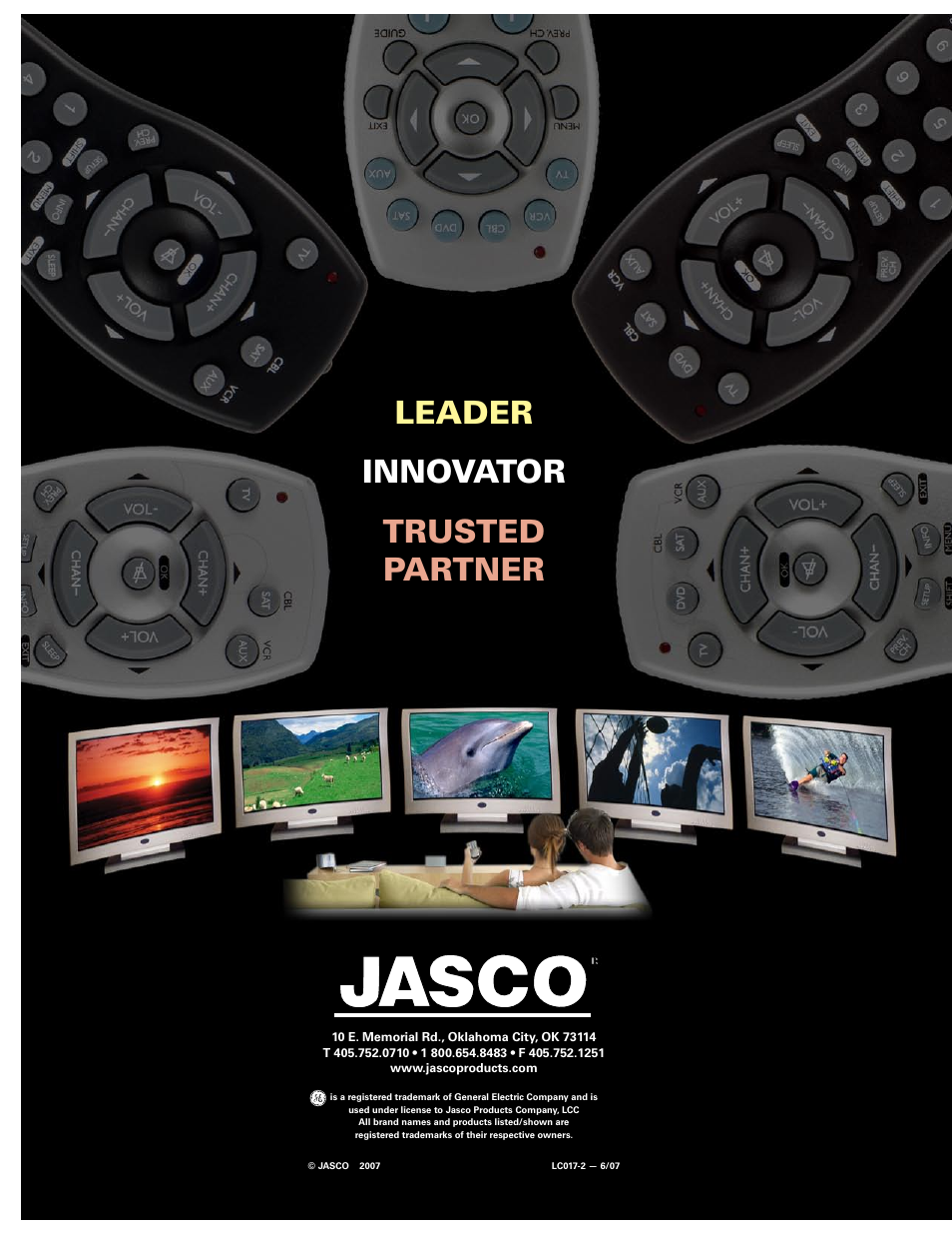 Leader innovator trusted partner | Jasco 24993 User Manual | Page 16 / 16