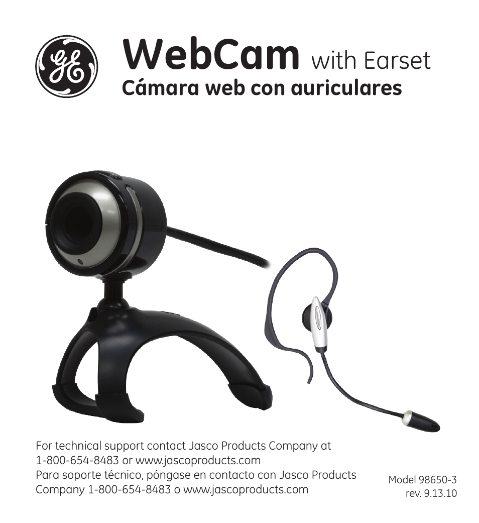GE 98650 GE VoIP Webcam and Headset Kit User Manual | 26 pages