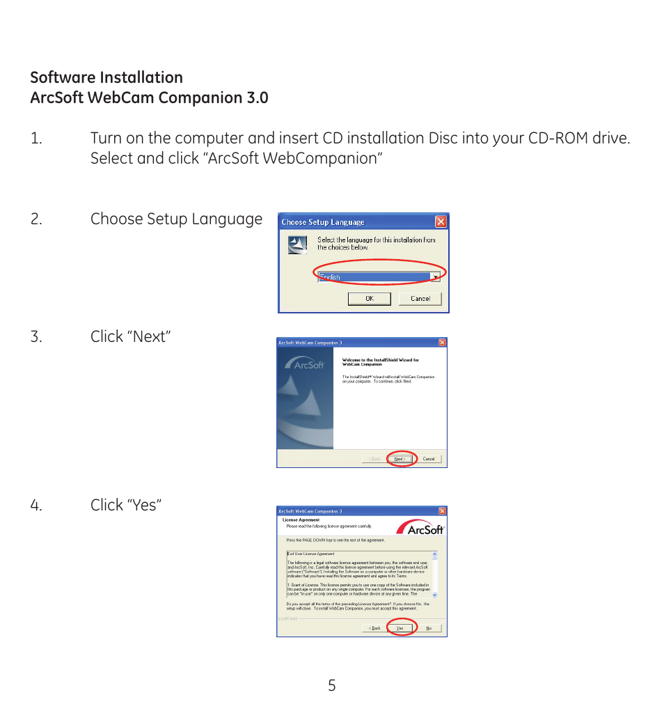 GE 98650 GE VoIP Webcam and Headset Kit User Manual | Page 7 / 26