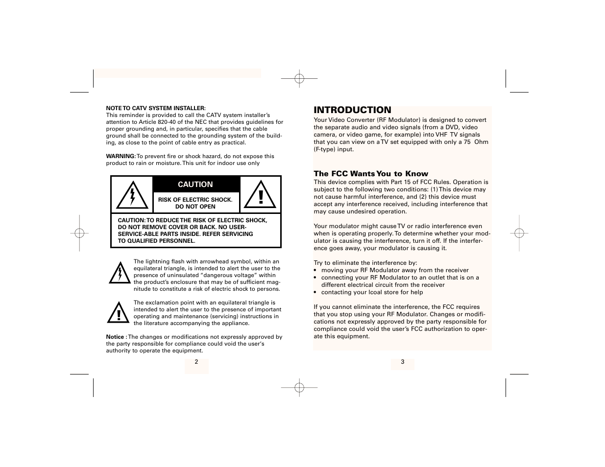 GE 93299 GE Video Convertor RF Modulator User Manual | Page 2 / 7