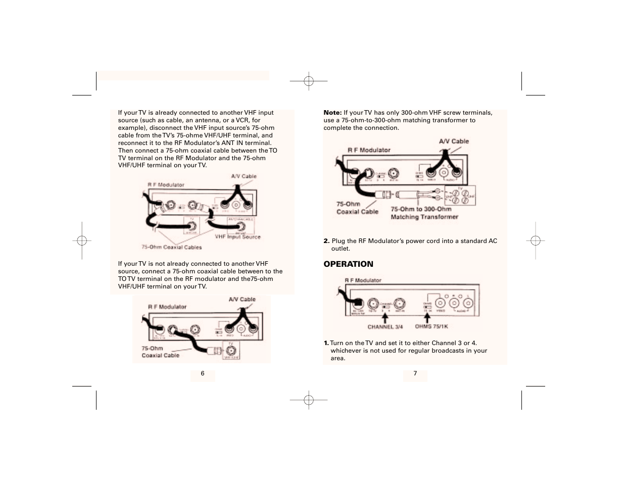 GE 93299 GE Video Convertor RF Modulator User Manual | Page 4 / 7