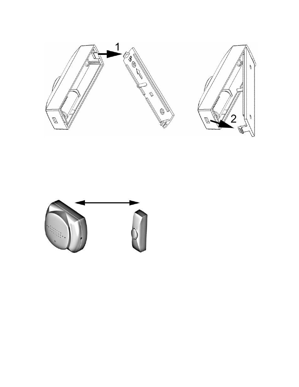 GE 19209 GE Wireless Seven-Sound Door Chime Two Push Buttons User Manual | Page 6 / 9