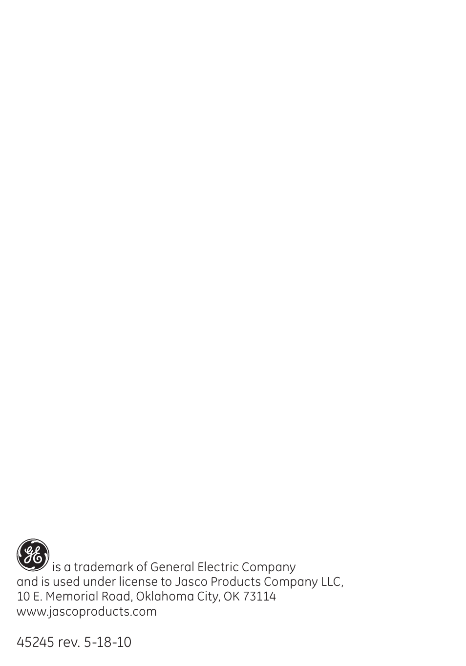 Jasco 45245 User Manual | Page 20 / 20