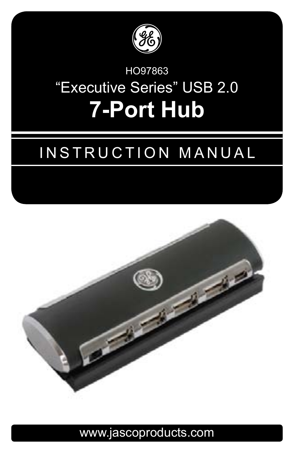 GE 97863 GE USB 2.0 7 Port Desktop Hub User Manual | 28 pages