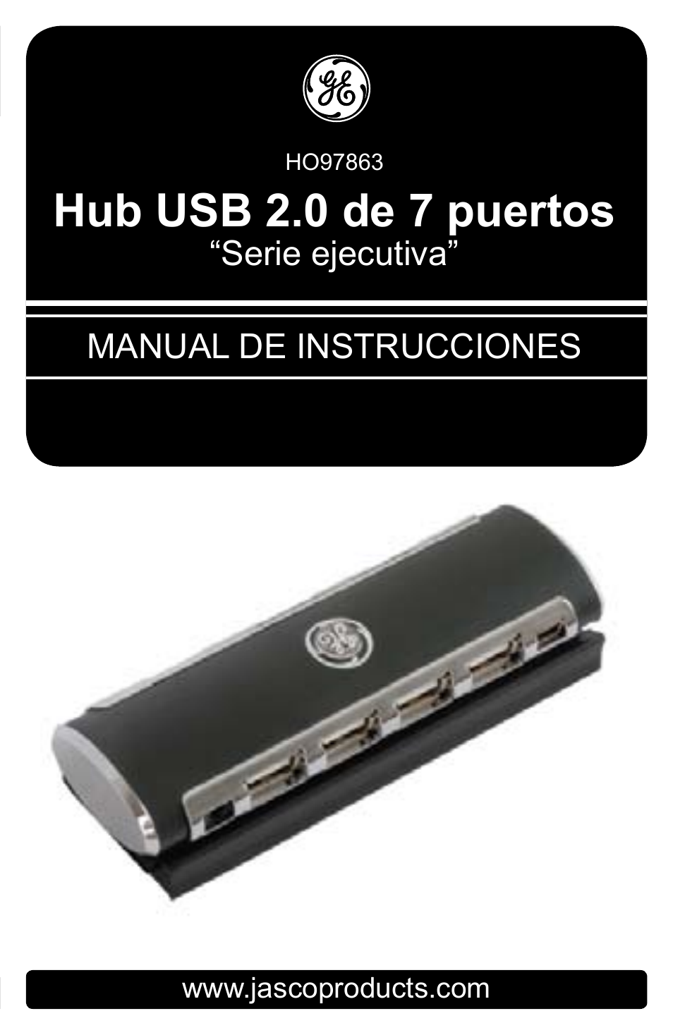 Hub usb .0 de 7 puertos | GE 97863 GE USB 2.0 7 Port Desktop Hub User Manual | Page 15 / 28
