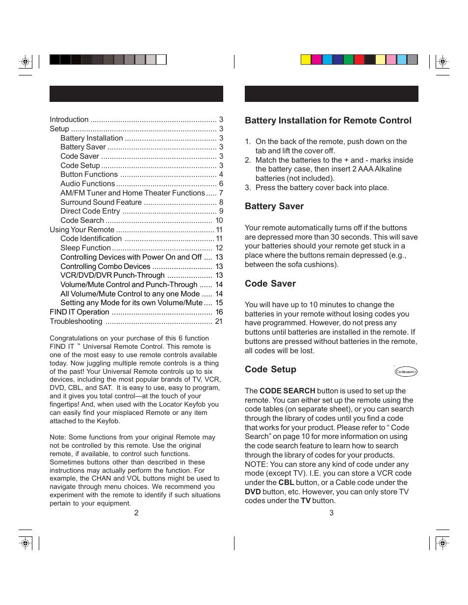 GE RM24945 User Manual | Page 2 / 13