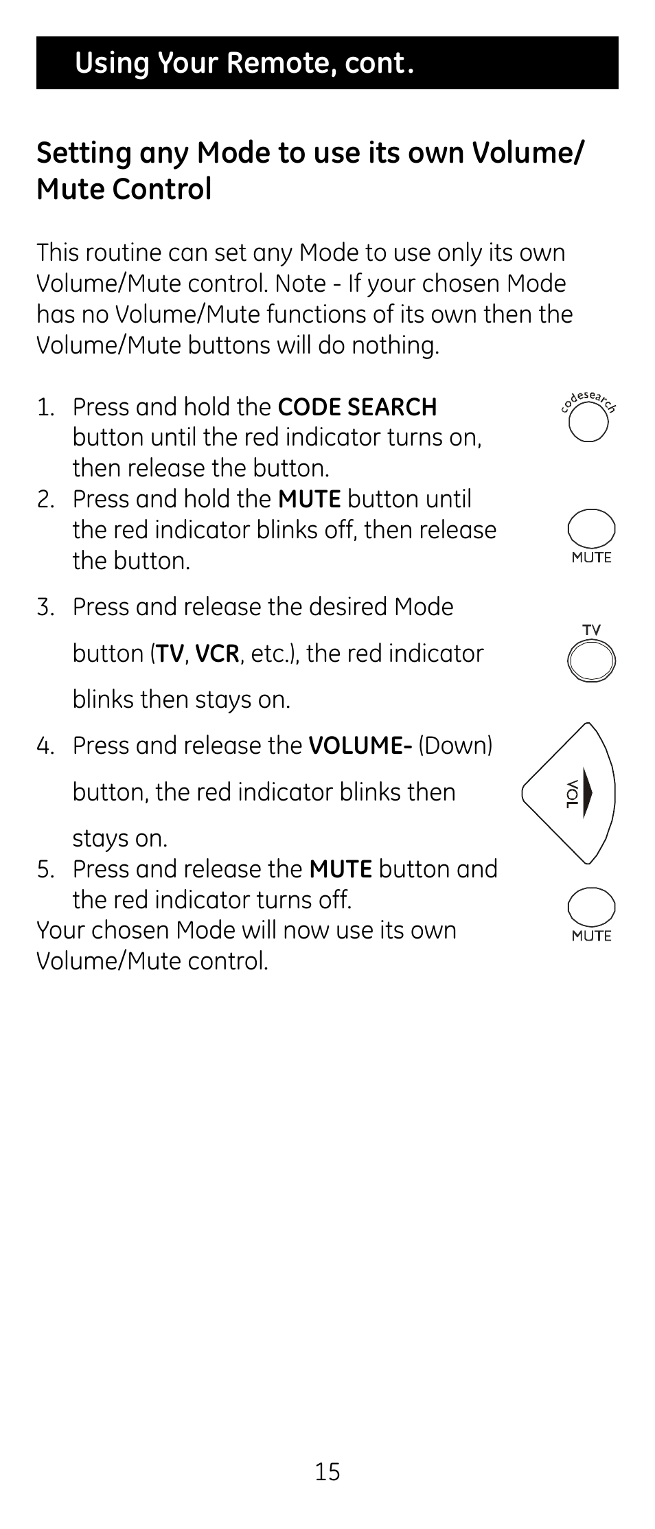 GE RM24926 User Manual | Page 15 / 34