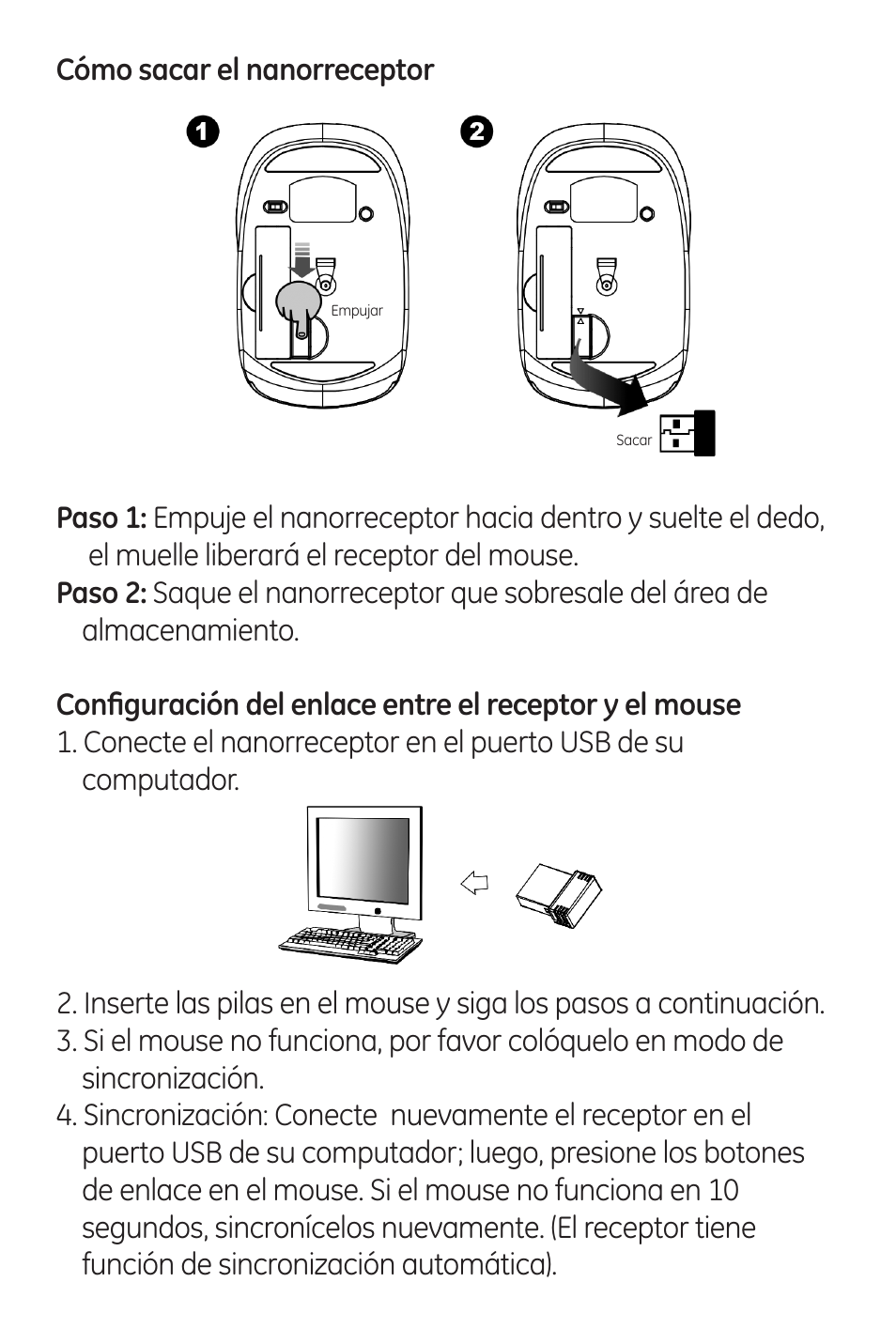GE 98566 GE Wireless 2.4 GHz Mini Mouse User Manual | Page 8 / 10