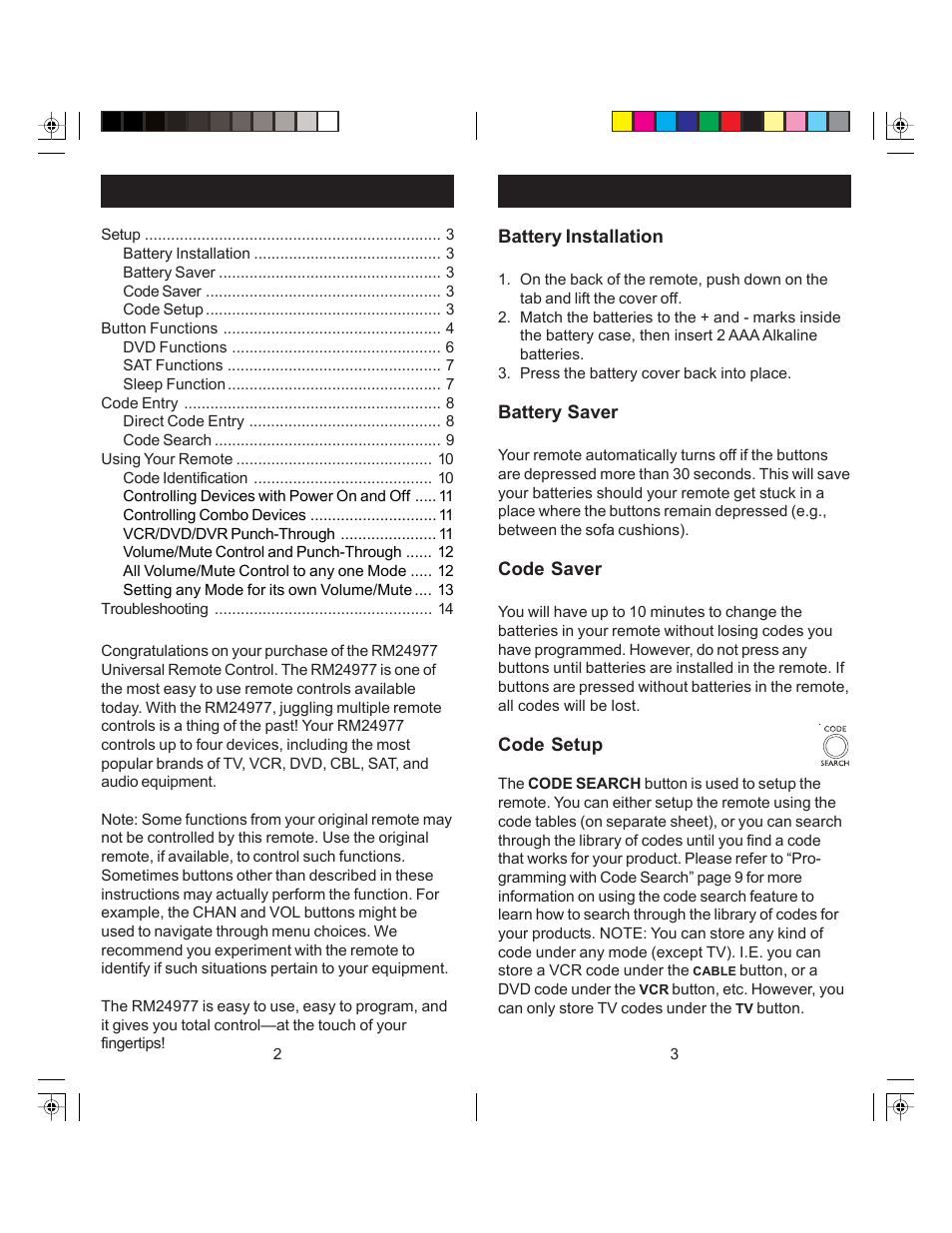 GE RM24977 User Manual | Page 2 / 9