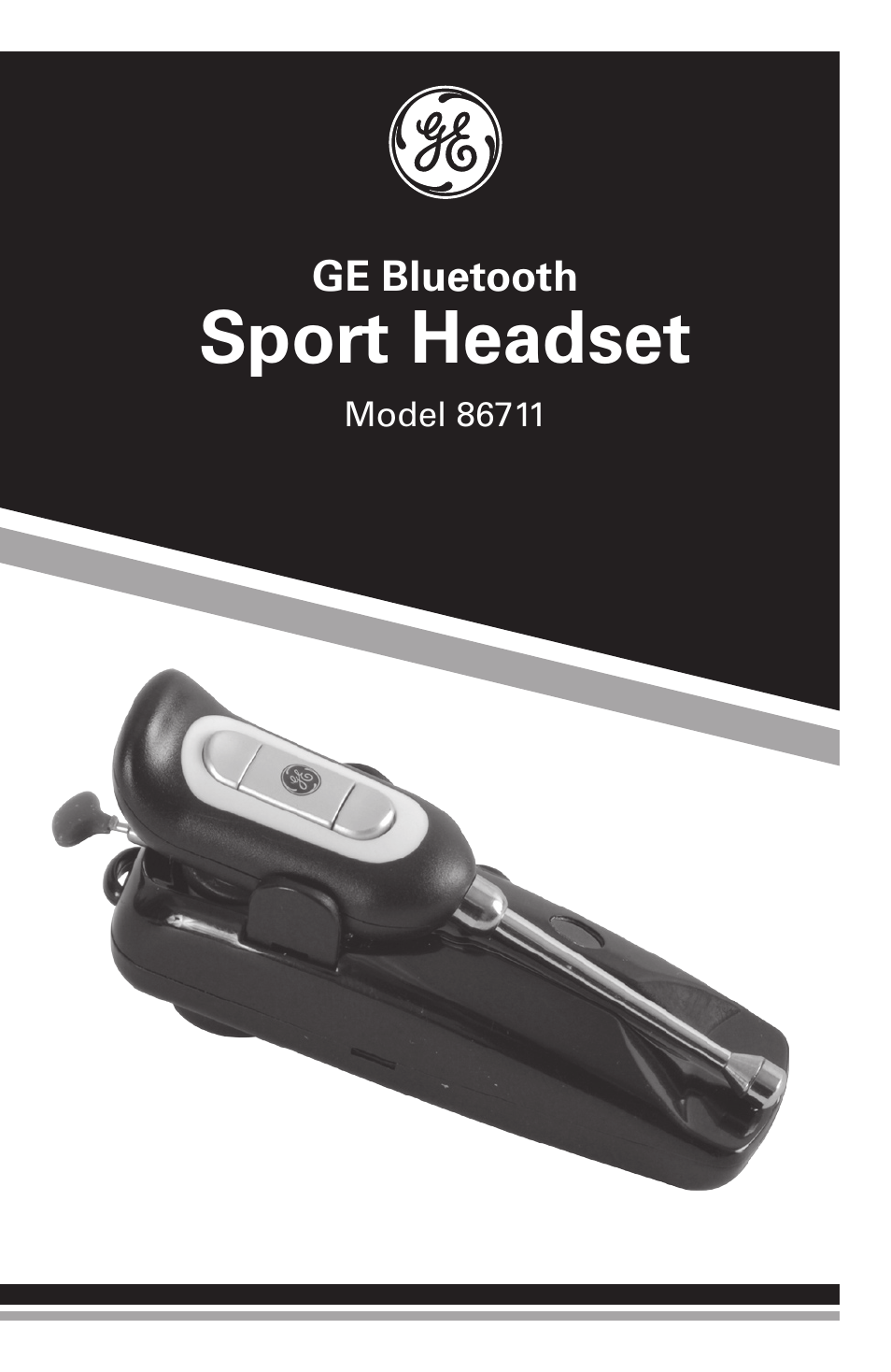 GE Sport Headset 86711 User Manual | 23 pages