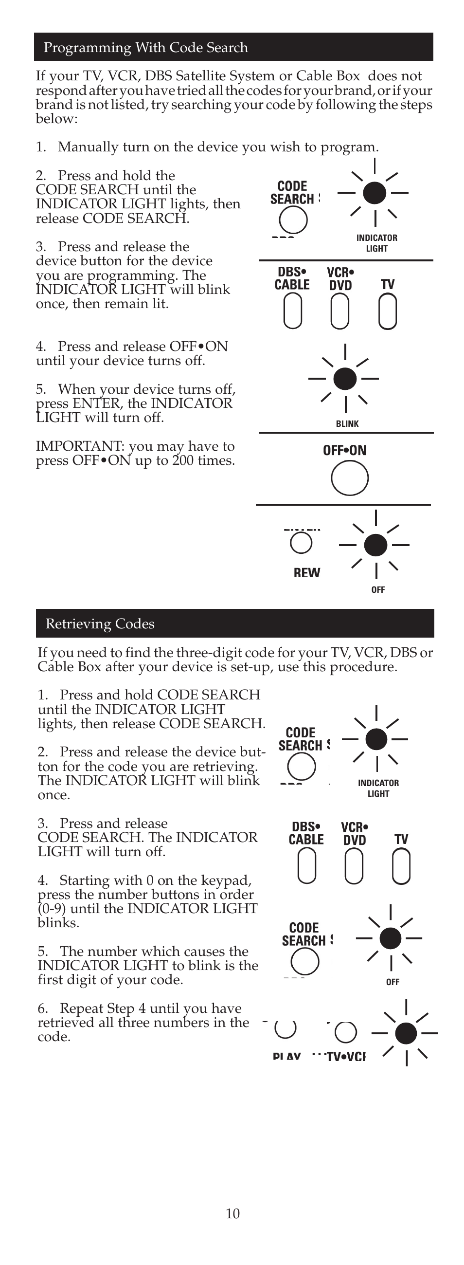 GE 24908 GE Universal Remote User Manual | Page 10 / 25