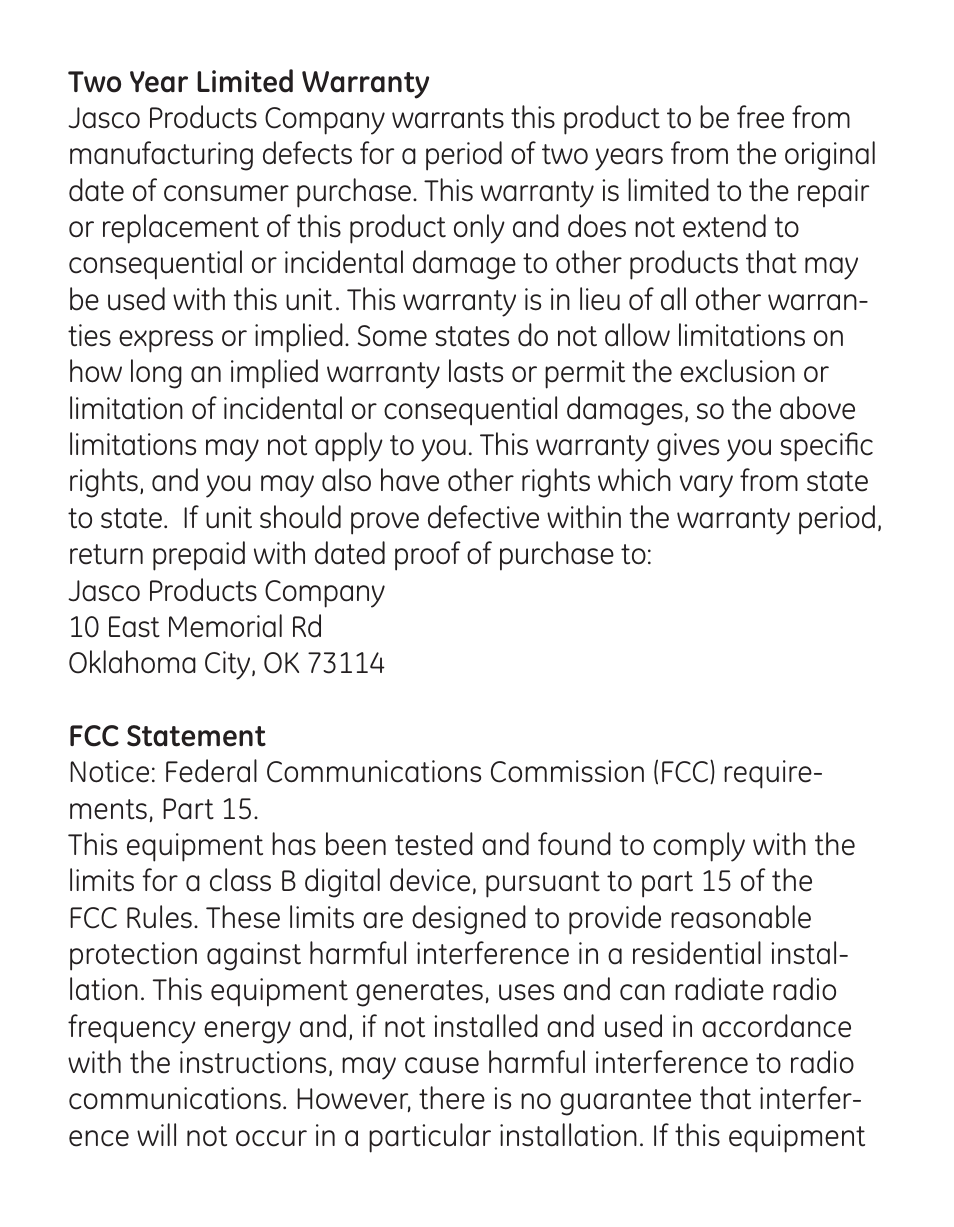 GE 98543 GE 2.4 GHz Wireless 5-Button Mouse User Manual | Page 4 / 5