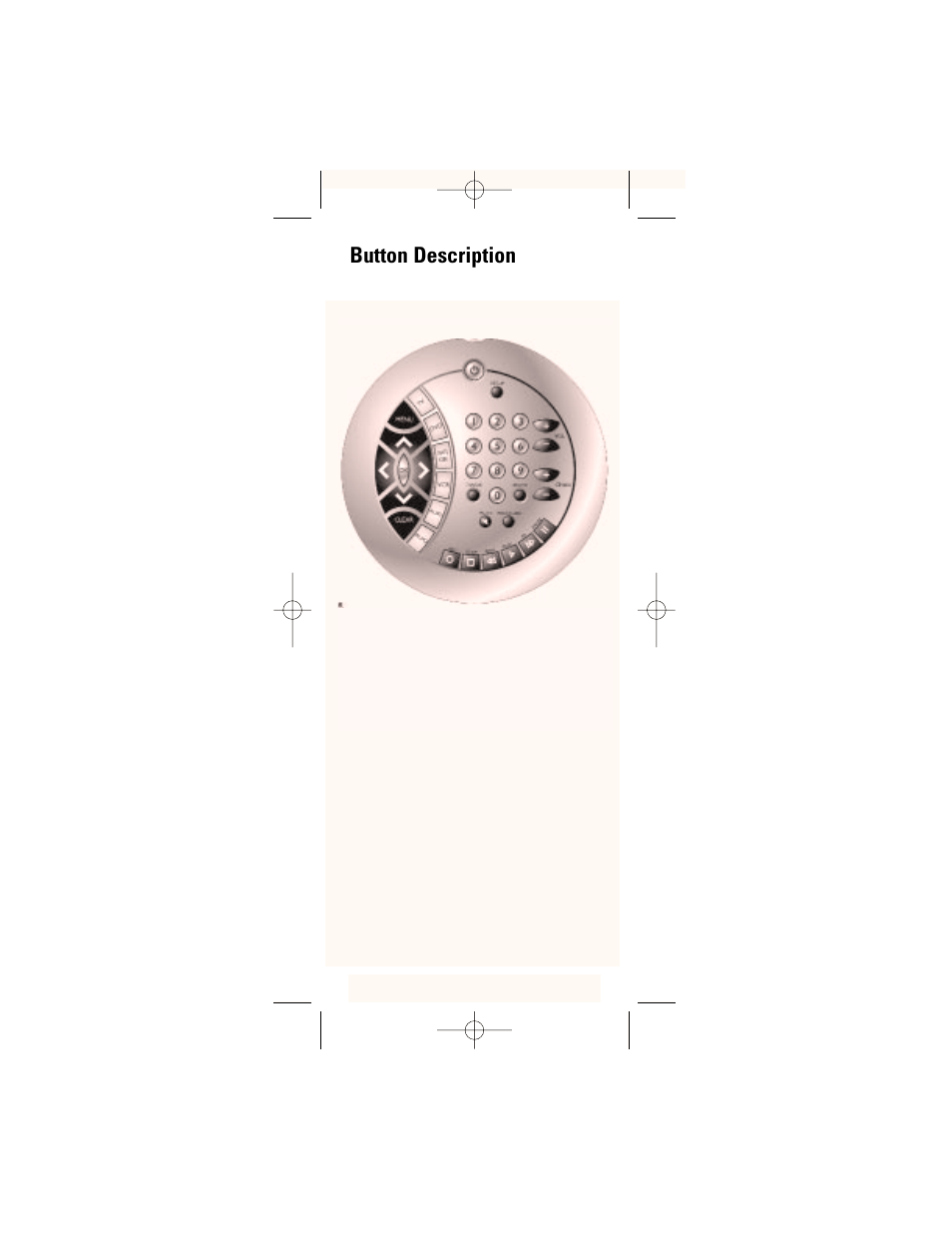 Button description | GE 24961 GE Universal Remote User Manual | Page 4 / 19