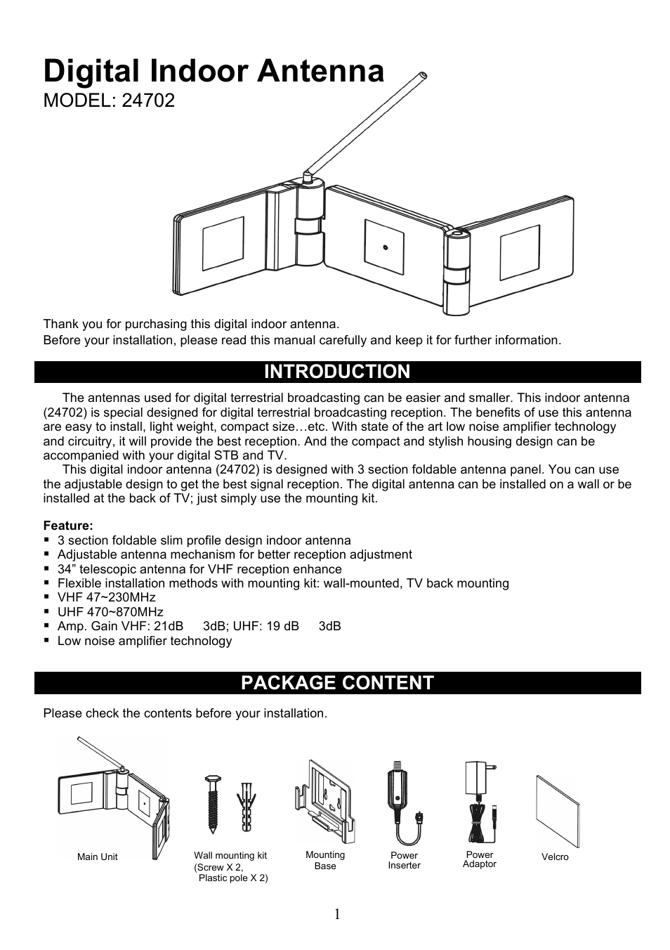 Jasco 24702 User Manual | 4 pages