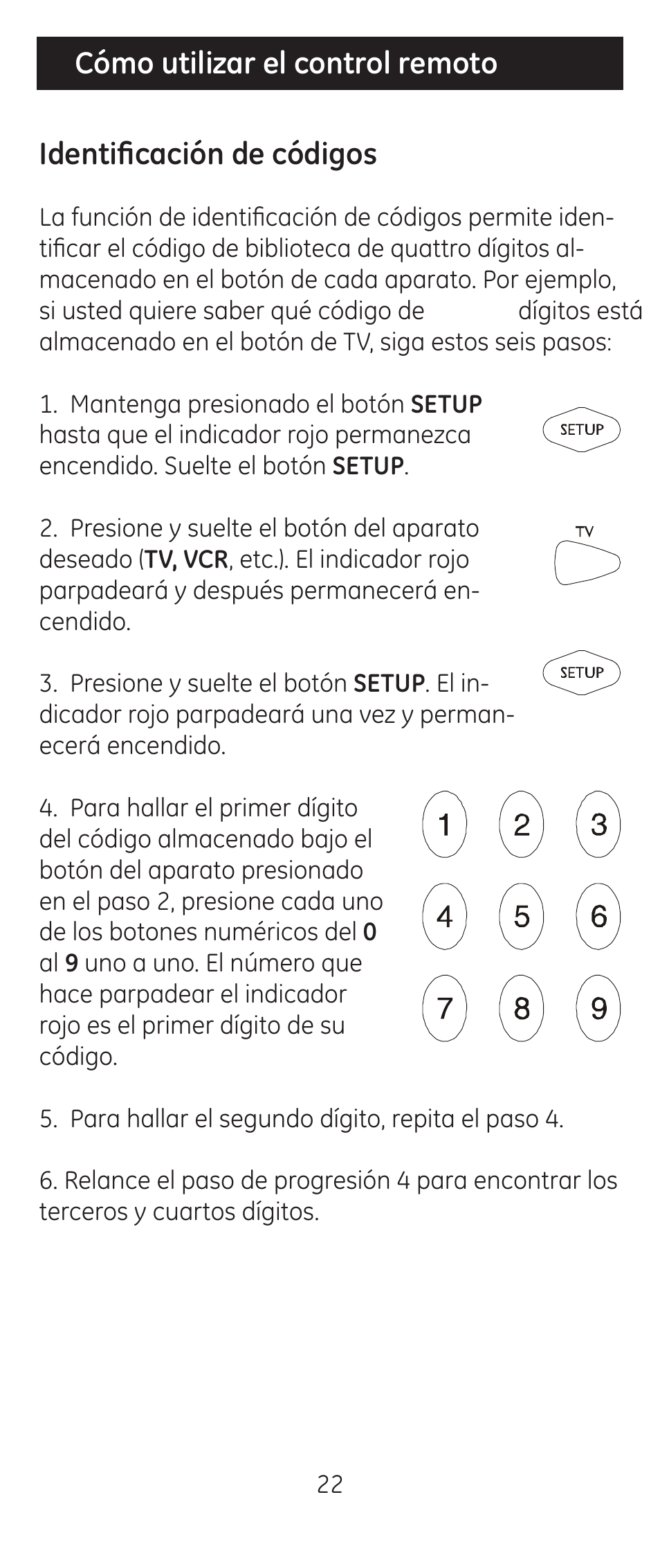 GE 24914 GE Universal Remote User Manual | Page 22 / 30