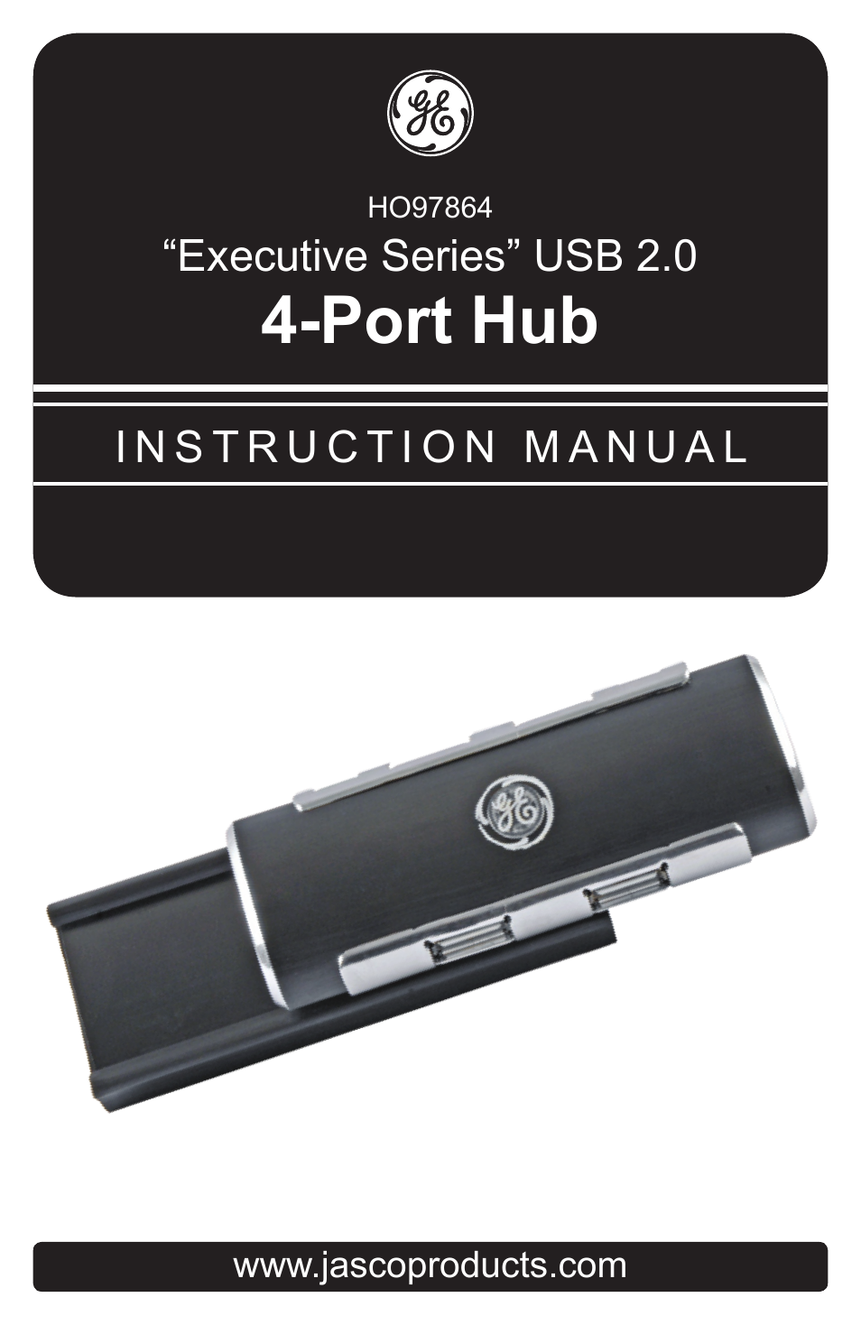GE 97864 GE Executive Series 4-Port USB 2.0 Hub User Manual | 28 pages