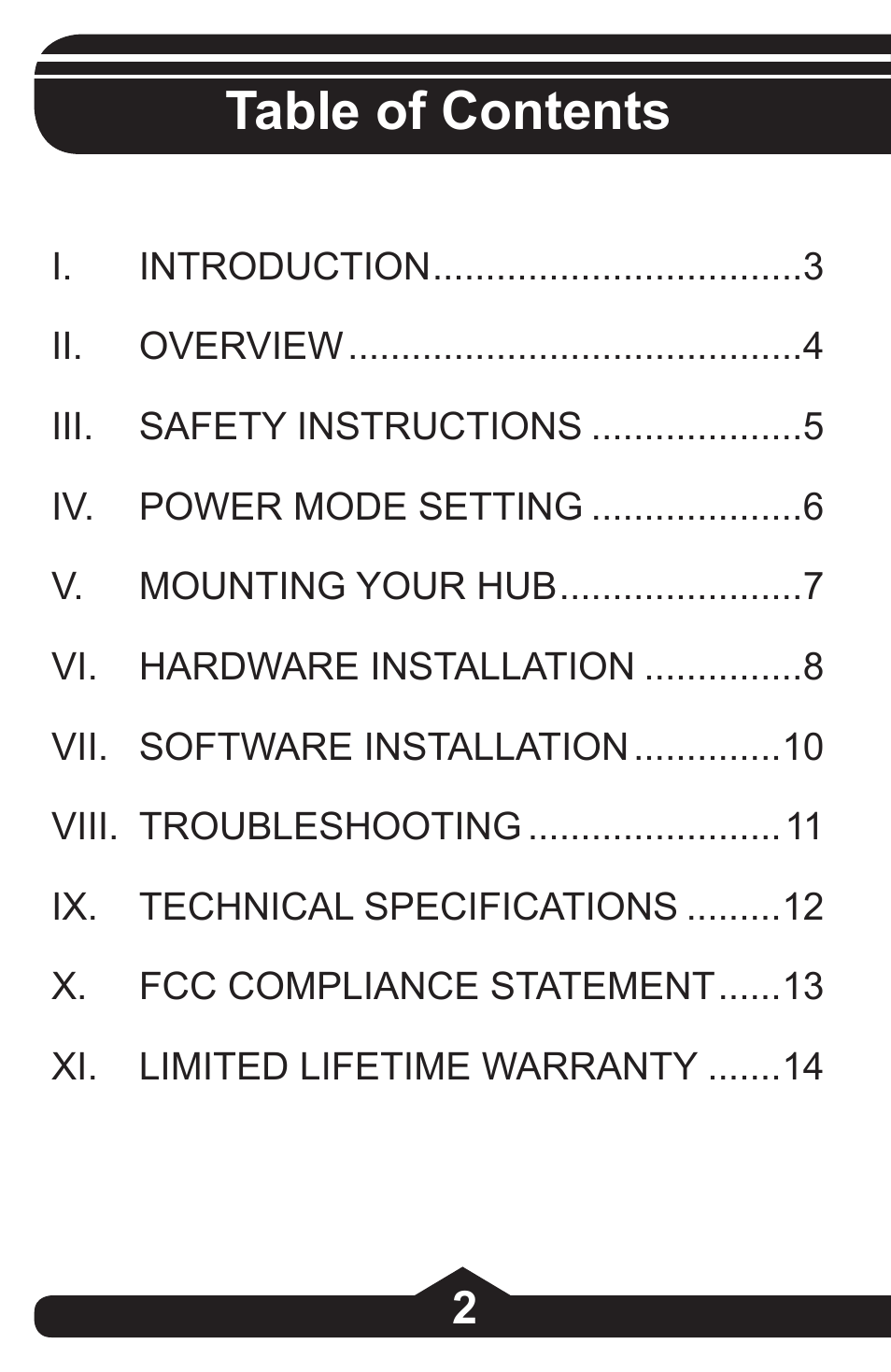 GE 97864 GE Executive Series 4-Port USB 2.0 Hub User Manual | Page 2 / 28