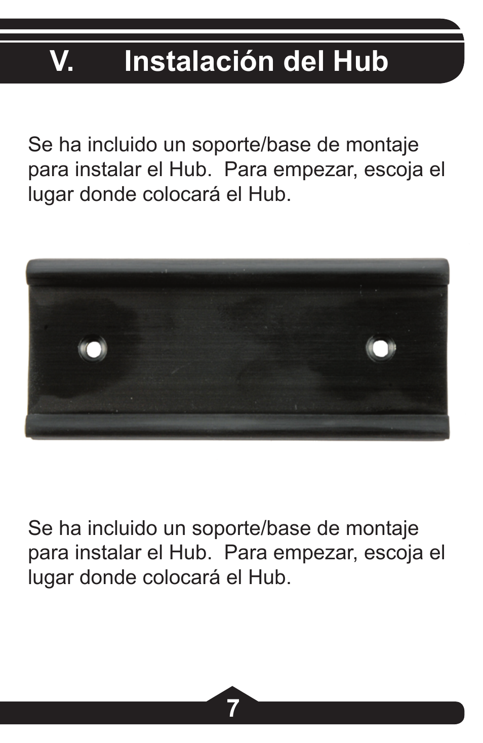V. instalación del hub | GE 97864 GE Executive Series 4-Port USB 2.0 Hub User Manual | Page 21 / 28