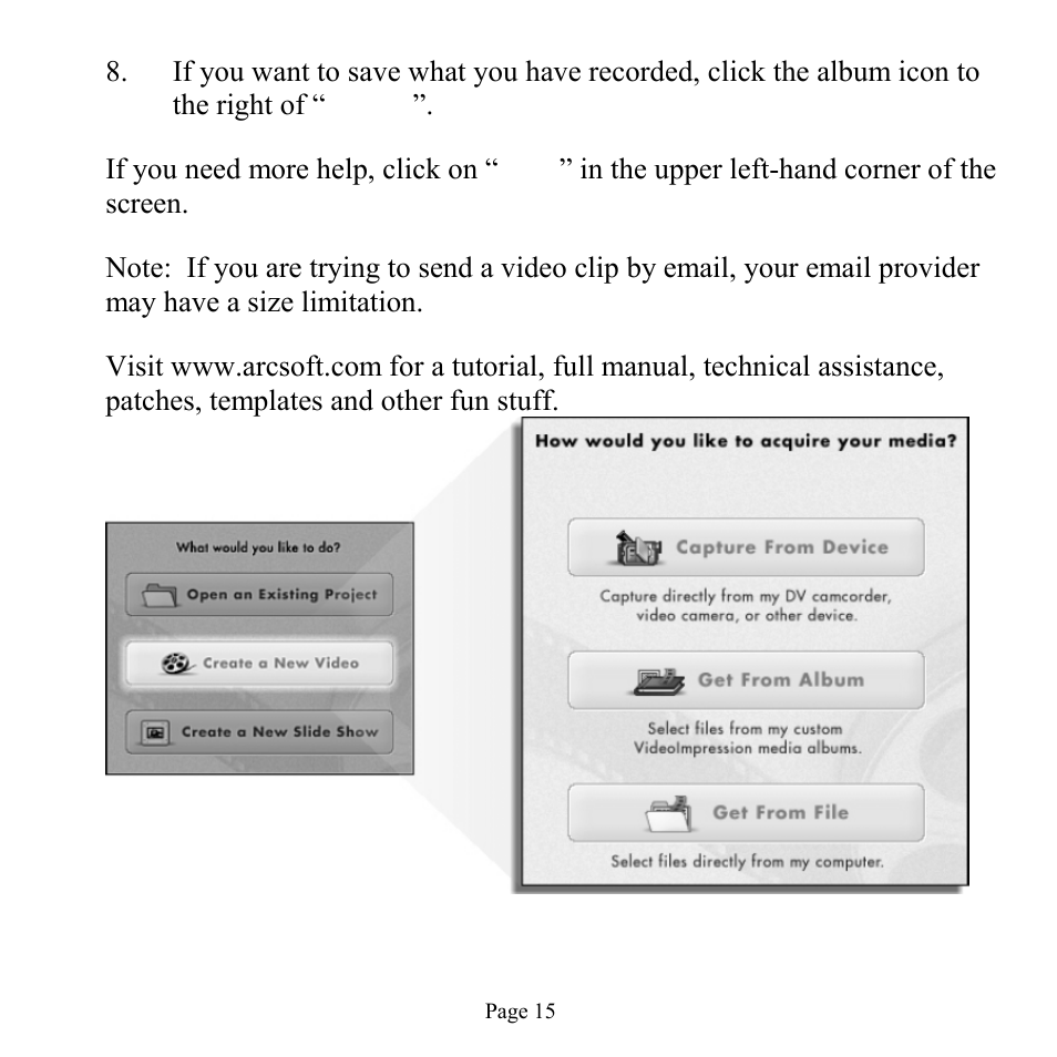 GE 98756 GE Minicam Pro User Manual | Page 15 / 22