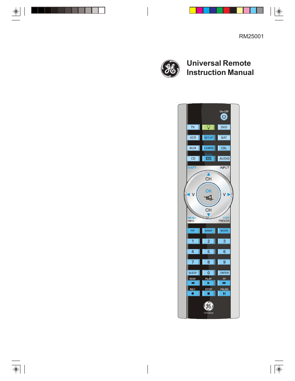 Jasco RM25001 User Manual | 11 pages