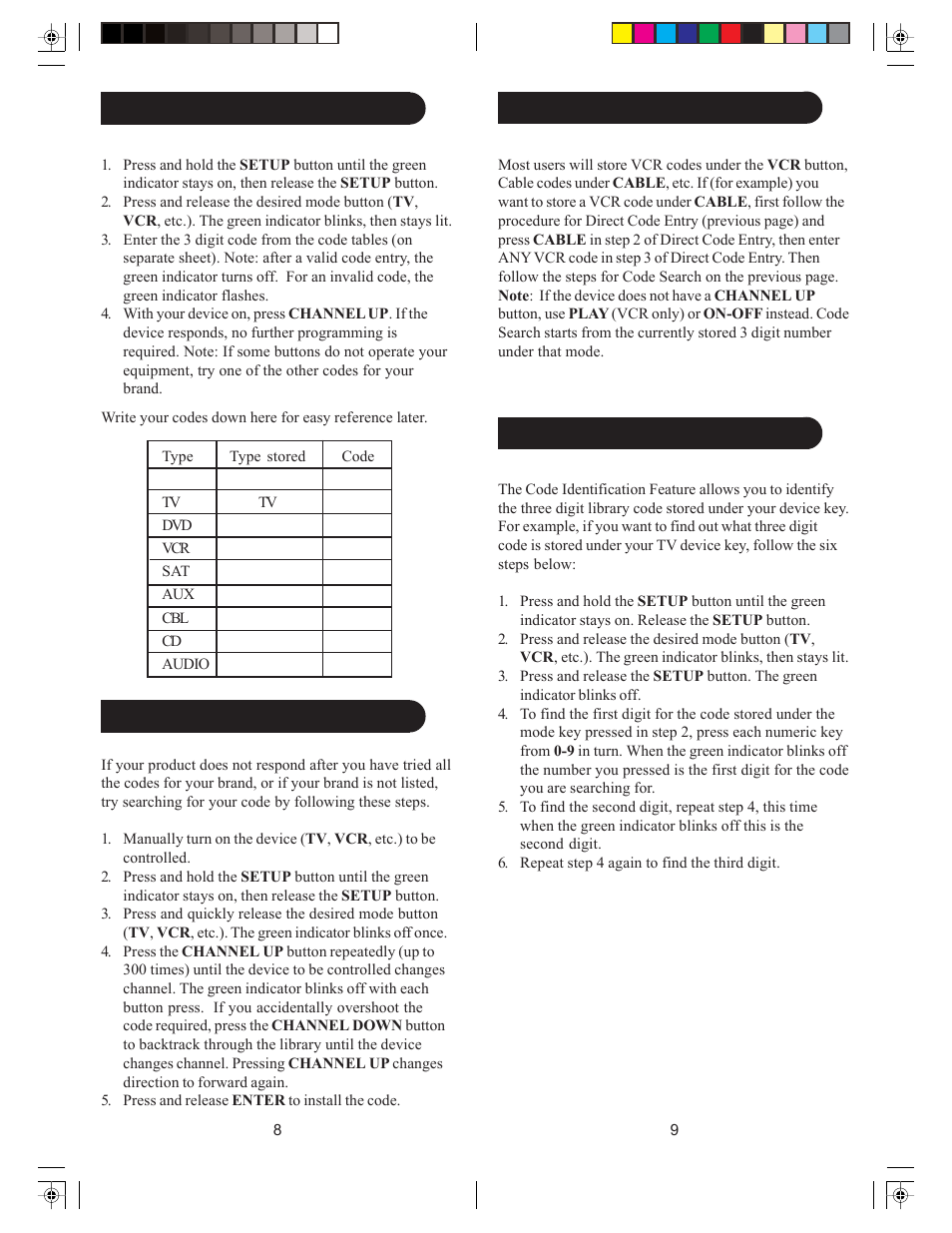 Jasco RM25001 User Manual | Page 5 / 11