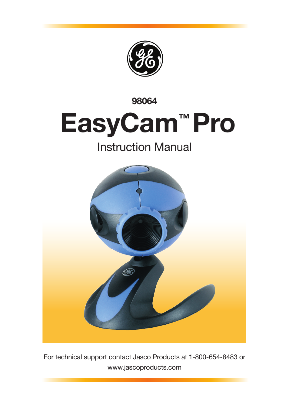 GE 98064 GE Easycam Pro User Manual | 15 pages