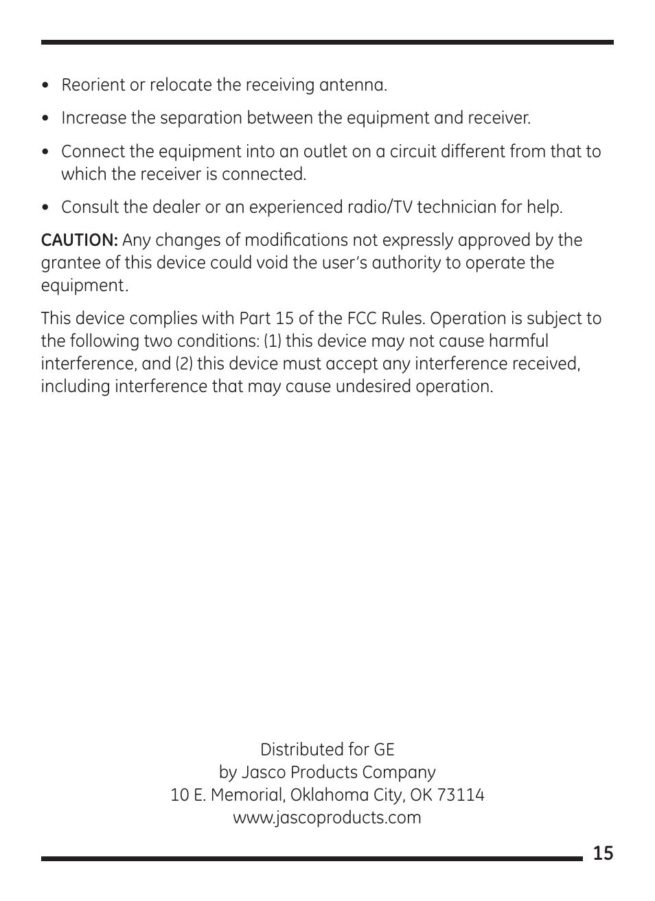 GE 98003 GE 1.3 MP MiniCam Pro with PR Stereo Headset User Manual | Page 15 / 15