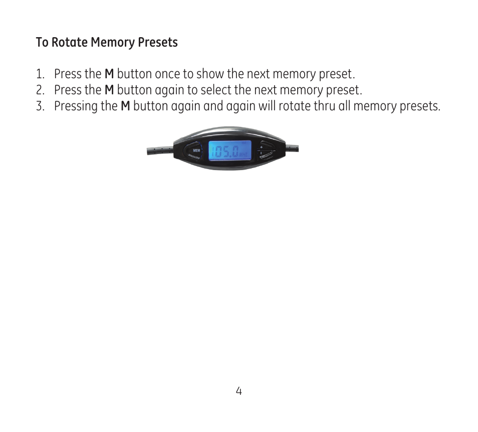 GE 97651 GE Digital FM Transmitter User Manual | Page 4 / 12