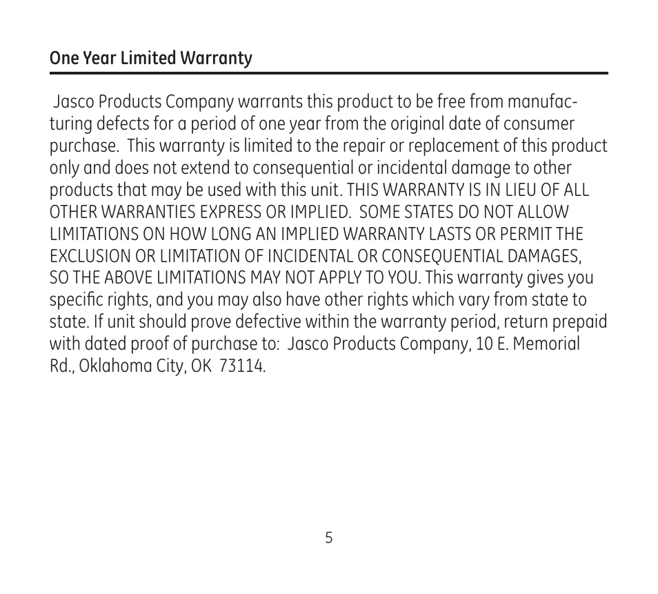 GE 97651 GE Digital FM Transmitter User Manual | Page 5 / 12