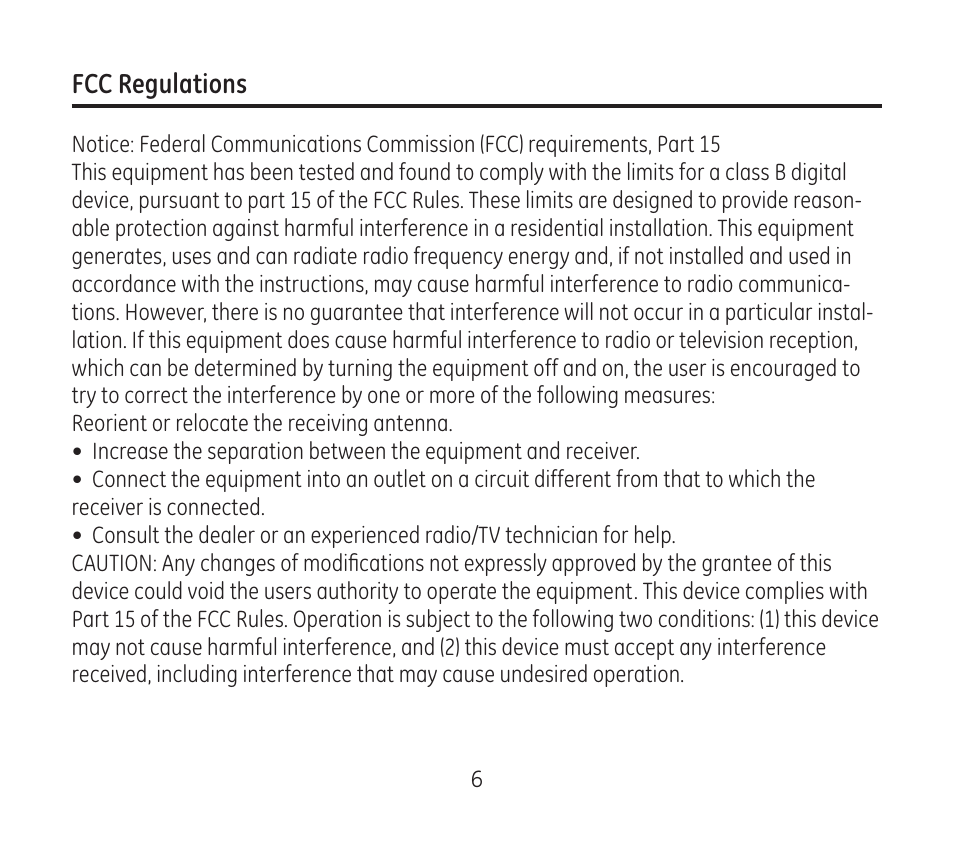 GE 97651 GE Digital FM Transmitter User Manual | Page 6 / 12