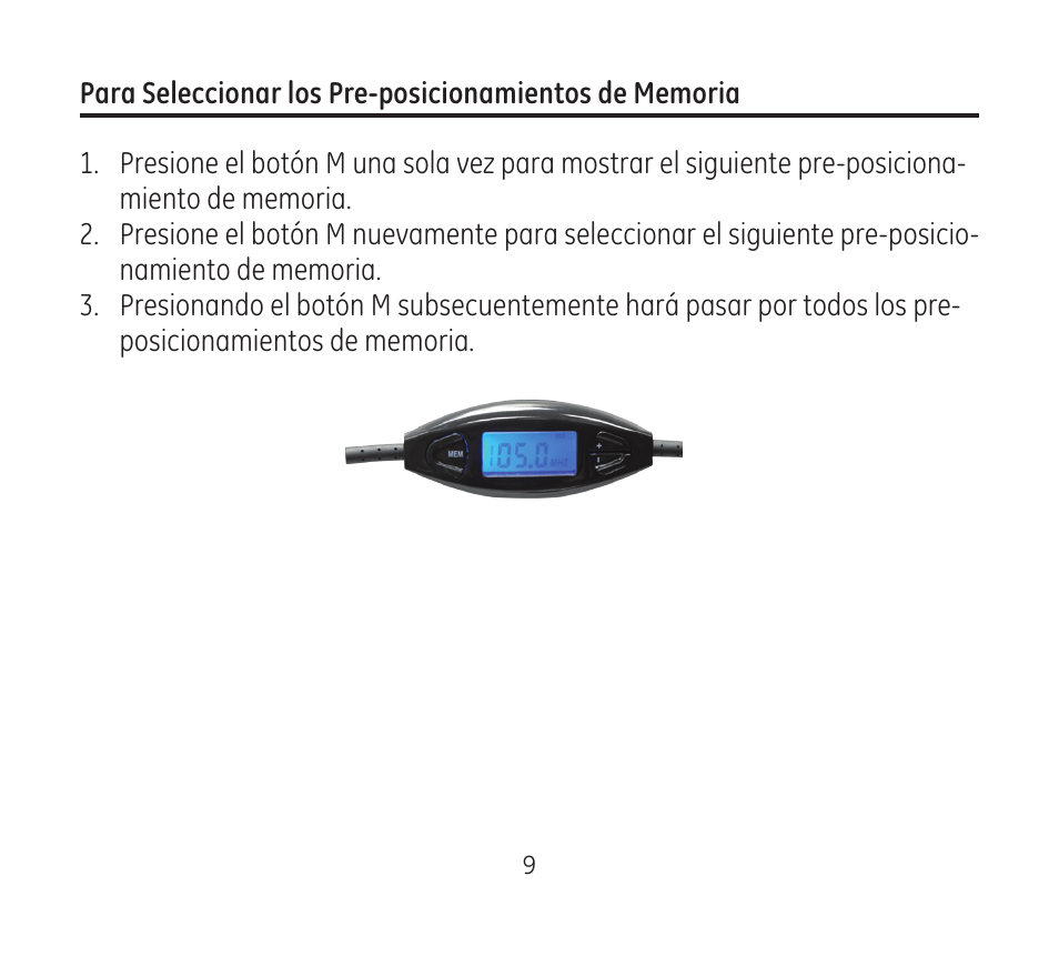 GE 97651 GE Digital FM Transmitter User Manual | Page 9 / 12
