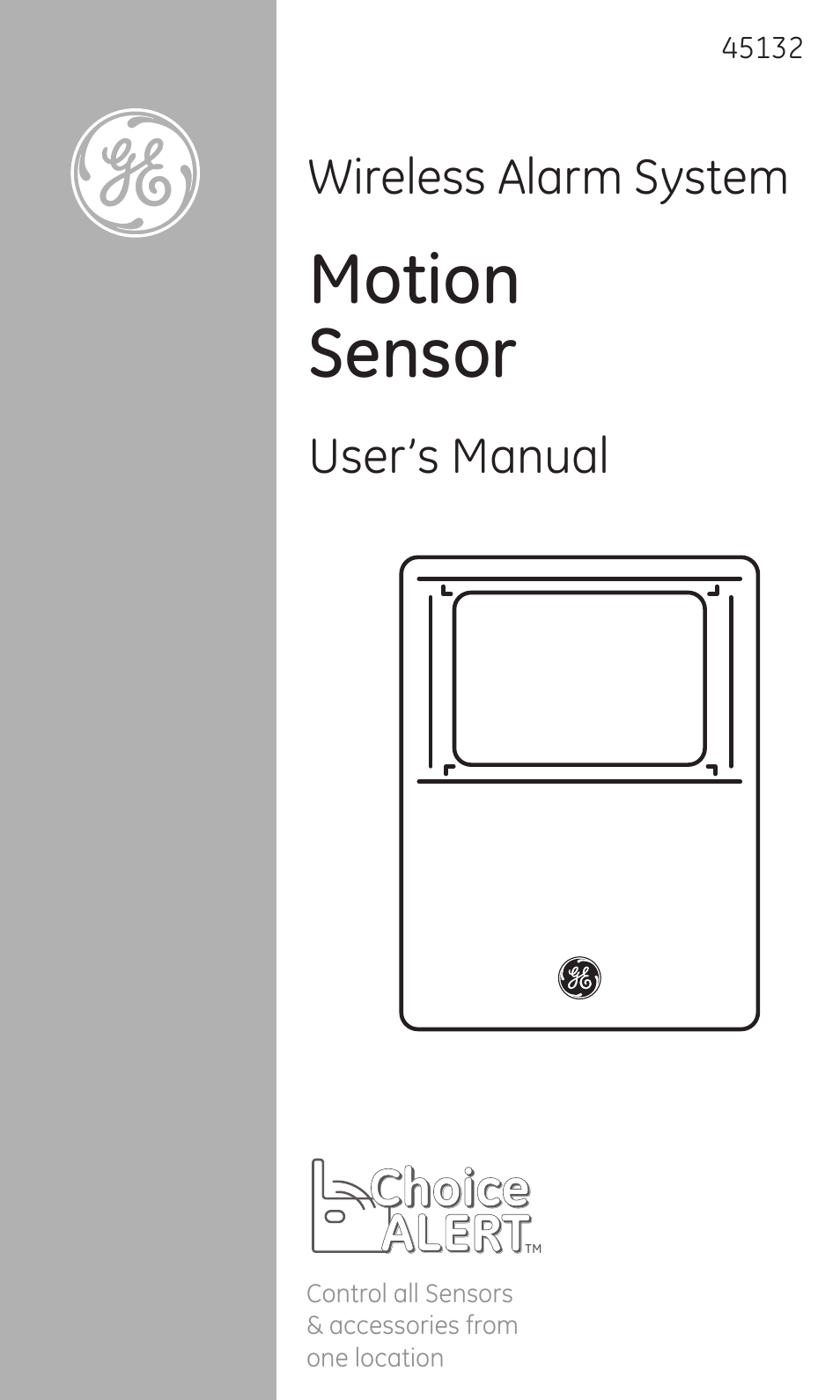 GE 45132 GE Choice Alert Motion Sensor User Manual | 16 pages