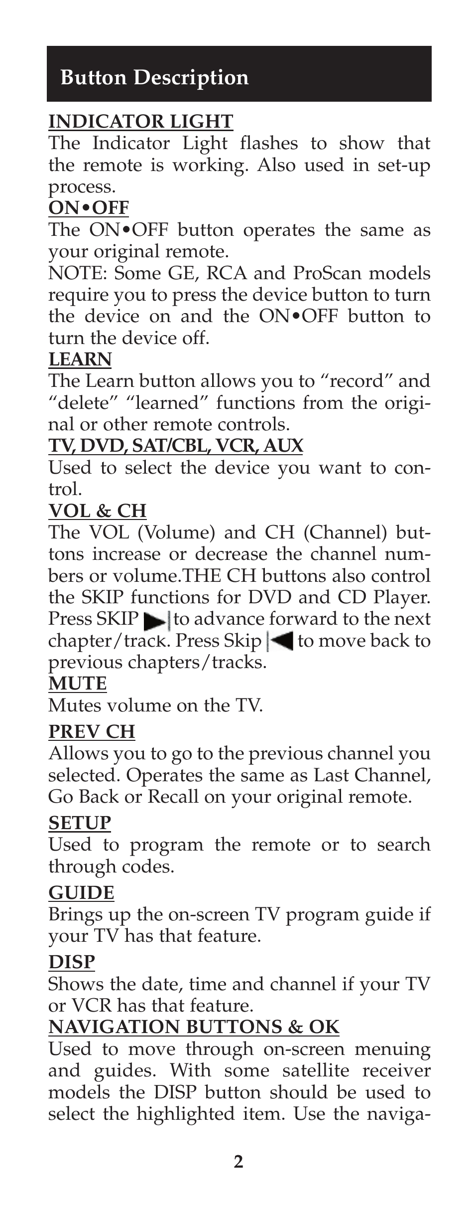 GE RM24973 User Manual | Page 3 / 28