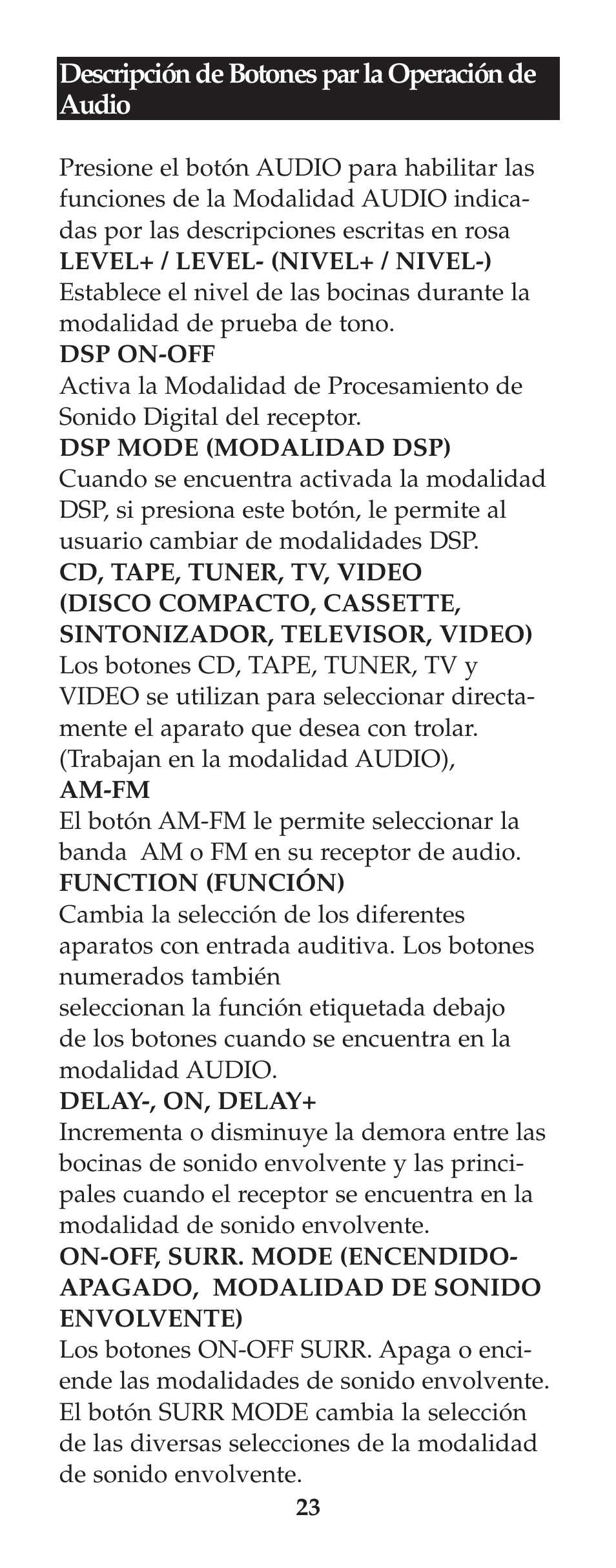 GE 94925 GE Universal Remote User Manual | Page 24 / 37