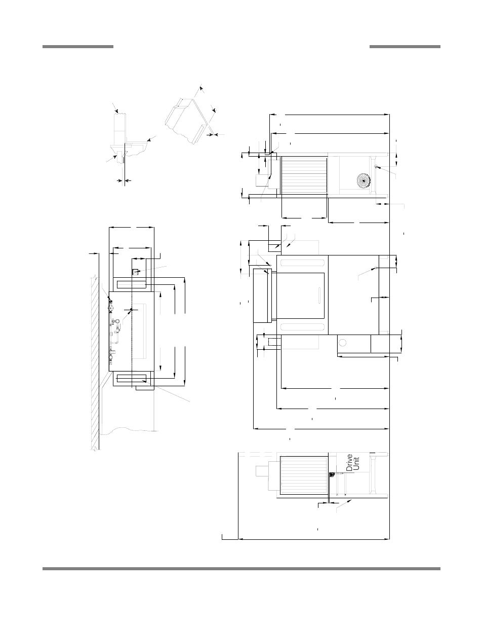 Ri ght to lef t, Dr iv e un it left side, Fr ont view right side | Jackson RACK CONVEYOR DISHMACHINE SERIES AJ-44CS User Manual | Page 14 / 45