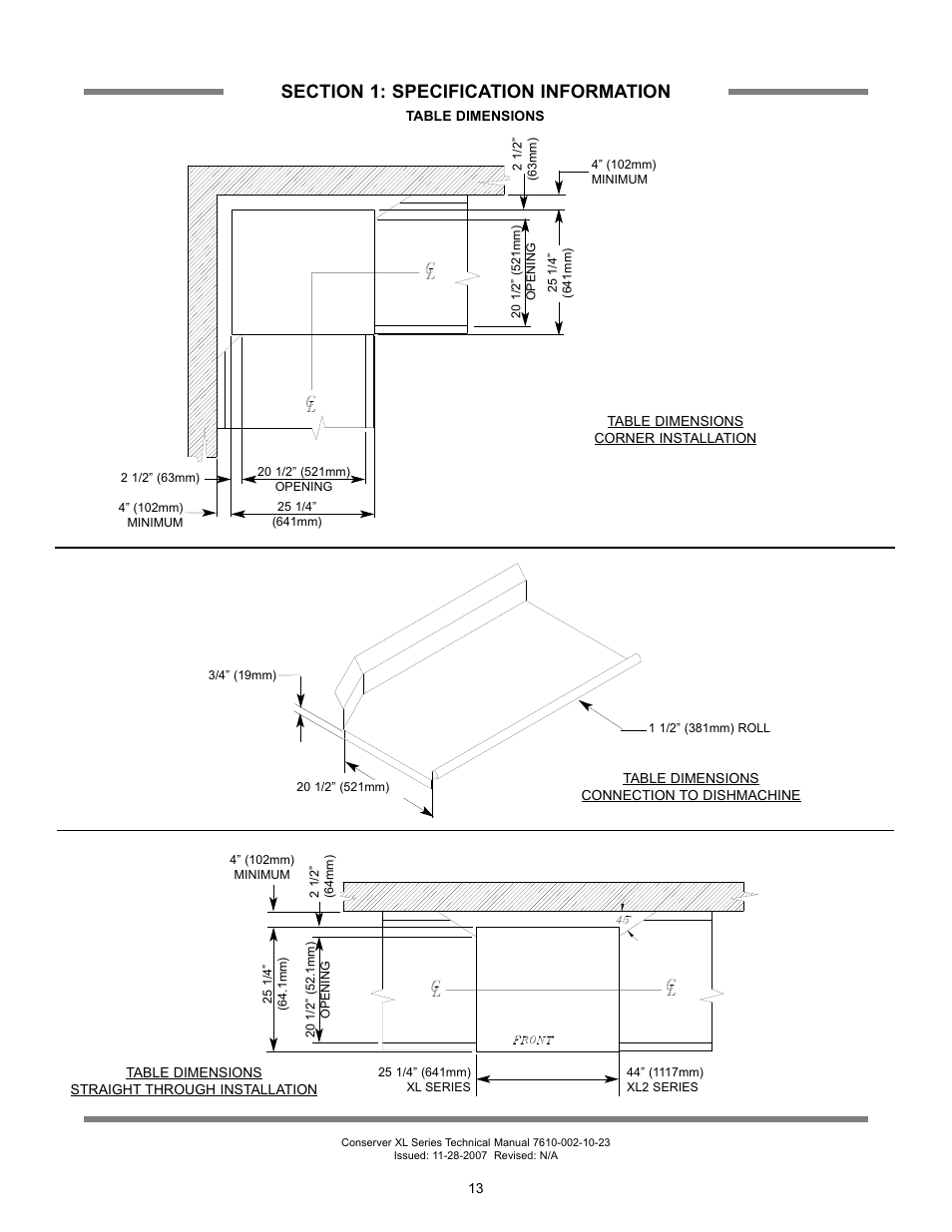Jackson Chemical Sanatizing Singal and Dual Rack Upright Door Dishmachines CONSERVER XL2-CML User Manual | Page 20 / 94