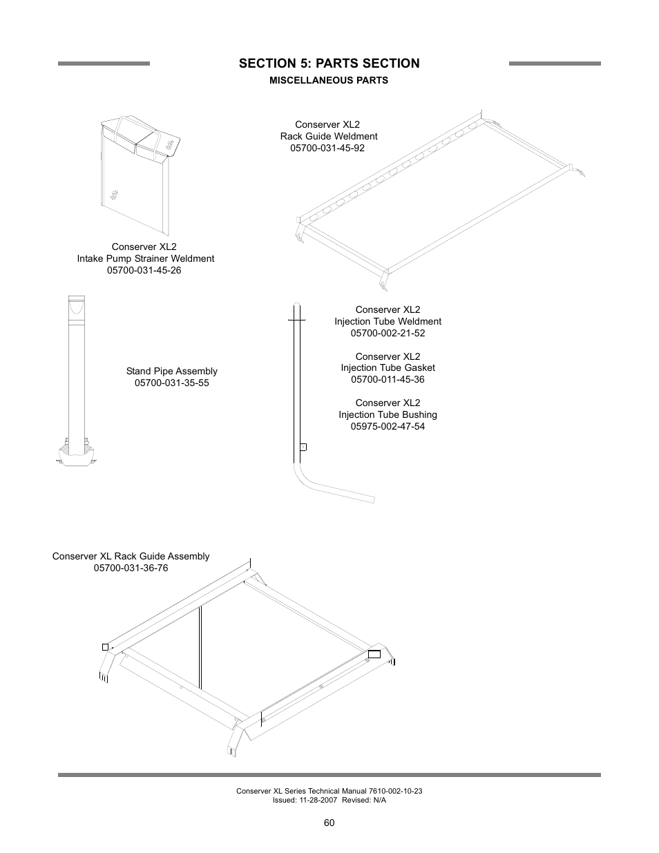 Jackson Chemical Sanatizing Singal and Dual Rack Upright Door Dishmachines CONSERVER XL2-CML User Manual | Page 67 / 94