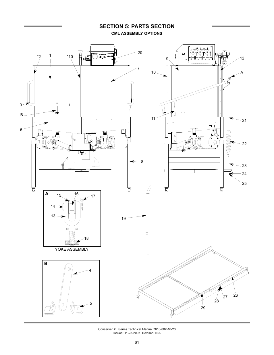 Jackson Chemical Sanatizing Singal and Dual Rack Upright Door Dishmachines CONSERVER XL2-CML User Manual | Page 68 / 94