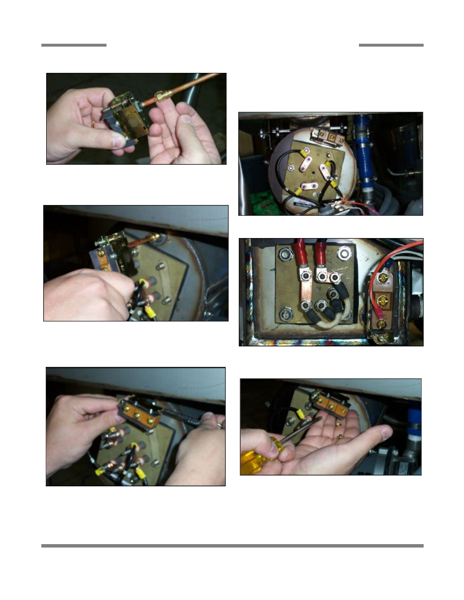 Rinse regulating thermostat replacement | Jackson Hot Water Sanitizing Undercounter Dishmachines JP-24F User Manual | Page 32 / 59