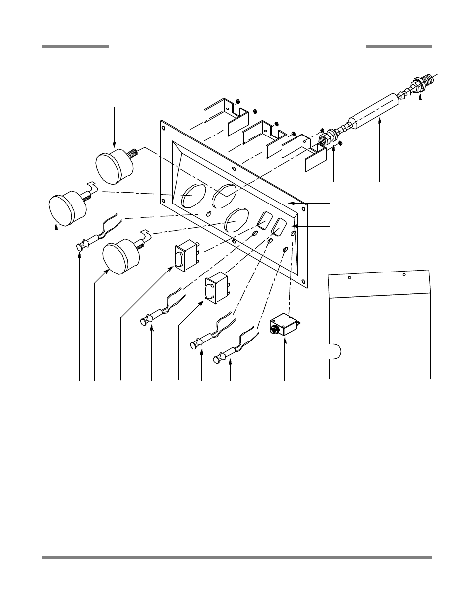 Gauge panel assembly | Jackson Hot Water Sanitizing Undercounter Dishmachines JP-24F User Manual | Page 35 / 59