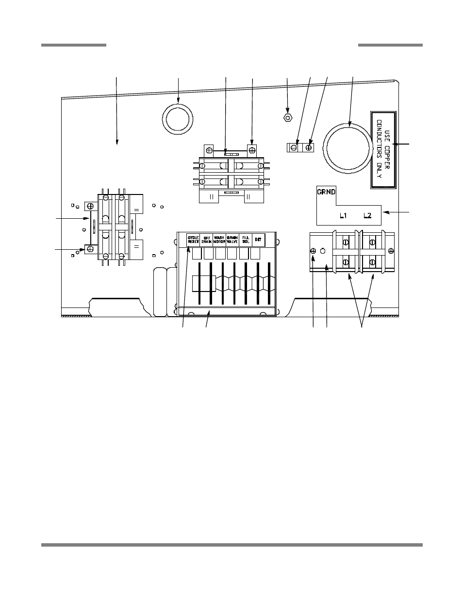 Electrical panel assembly (jp-24b/bf 208-240 volt) | Jackson Hot Water Sanitizing Undercounter Dishmachines JP-24F User Manual | Page 37 / 59